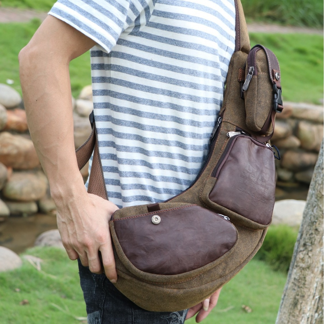 Męska torba na ramię, plecak c – Sling Backpack Shoulder recenzja i cena