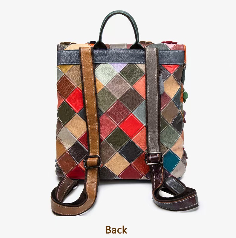 Damski plecak vintage ze skóry – Fashion Backpack Women recenzja i cena