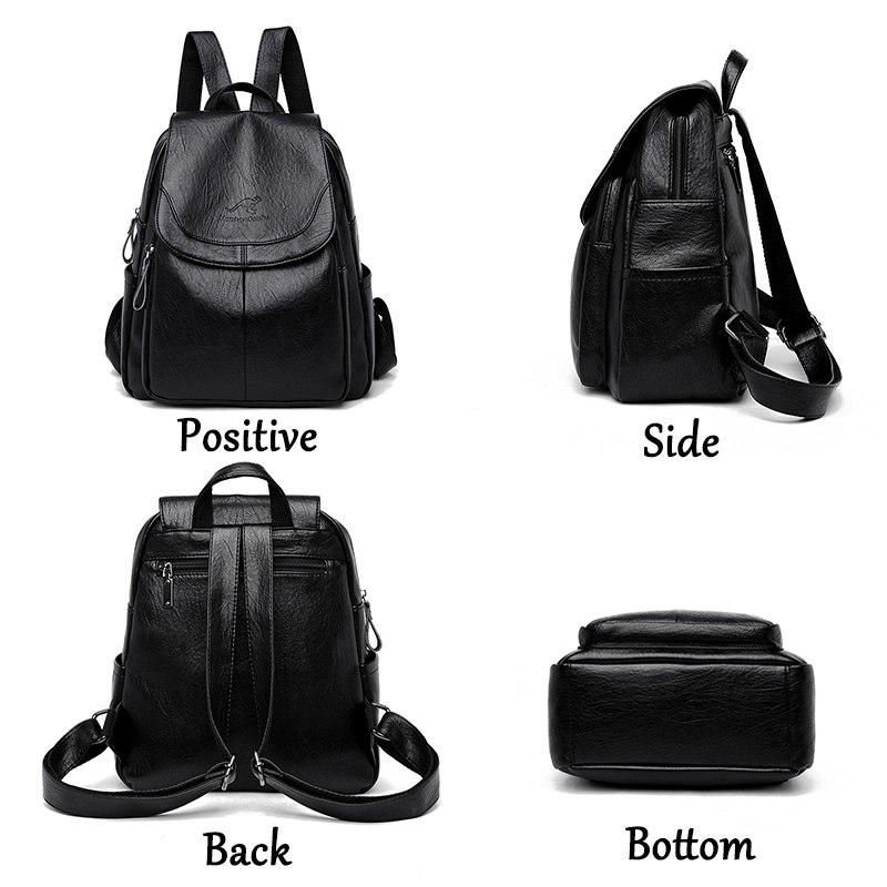 9 kolorów kobiet miękkie skórz – Leather Backpack Vintage recenzja i cena