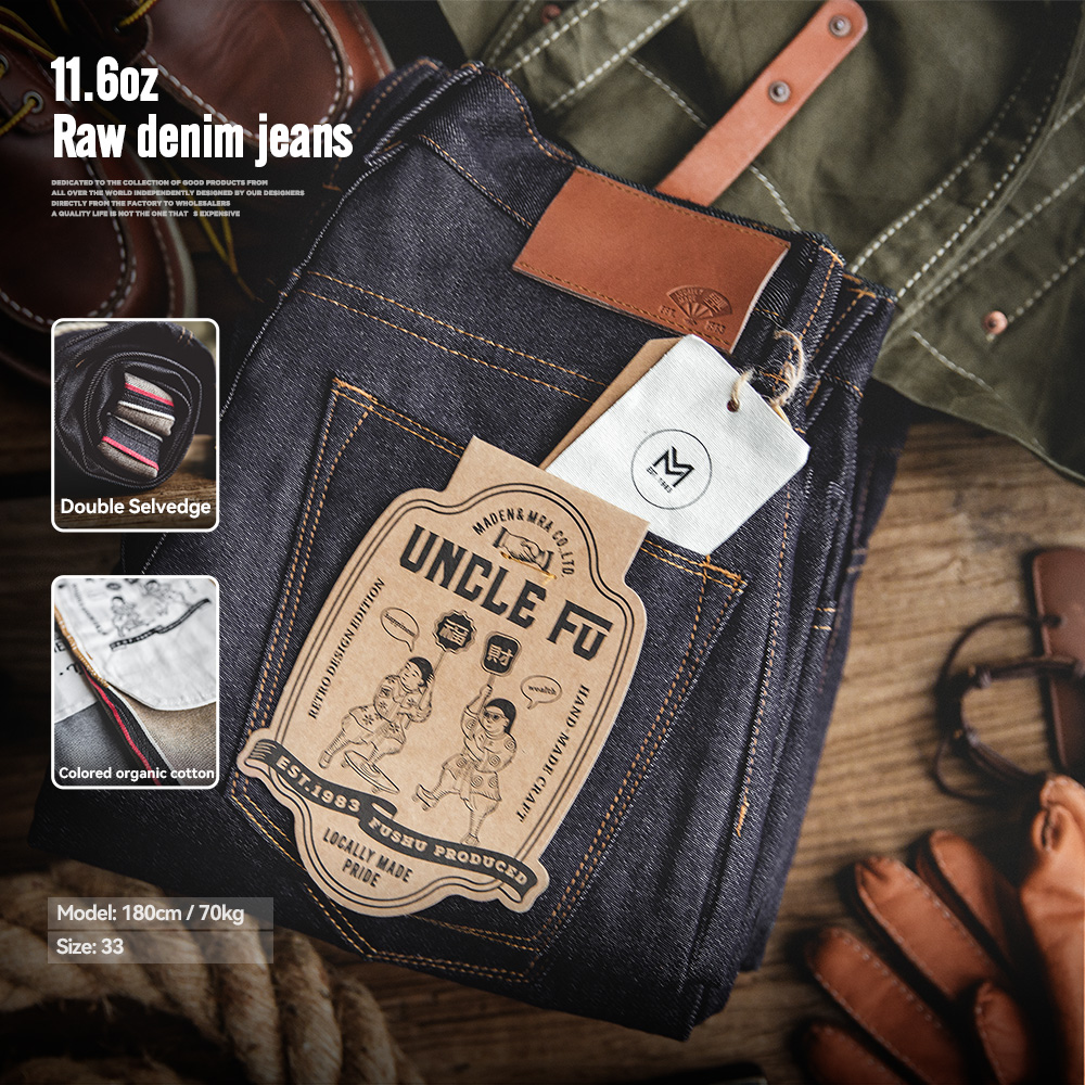 Maden Retro 11.6oz Selvedge Ra – Levis Jeans 501 recenzja i cena