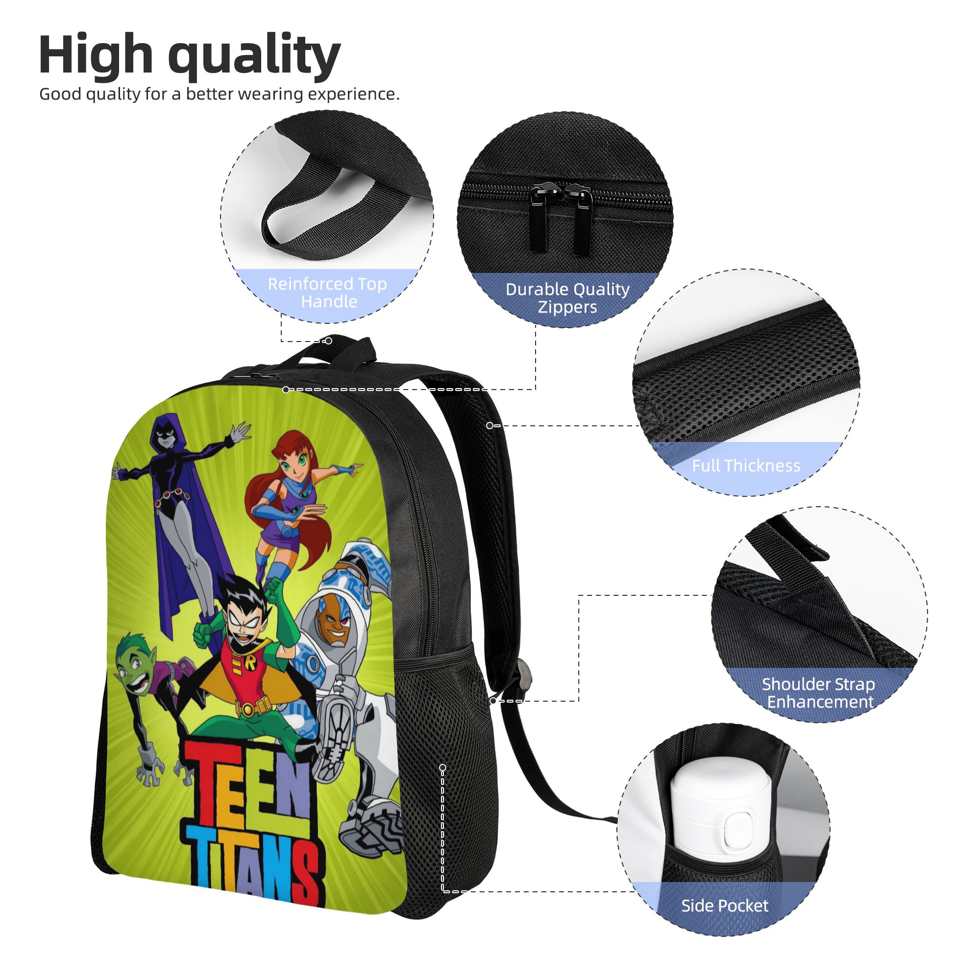 Plecak Teen Titans Go Raven's  – School Backpack Teen recenzja i cena