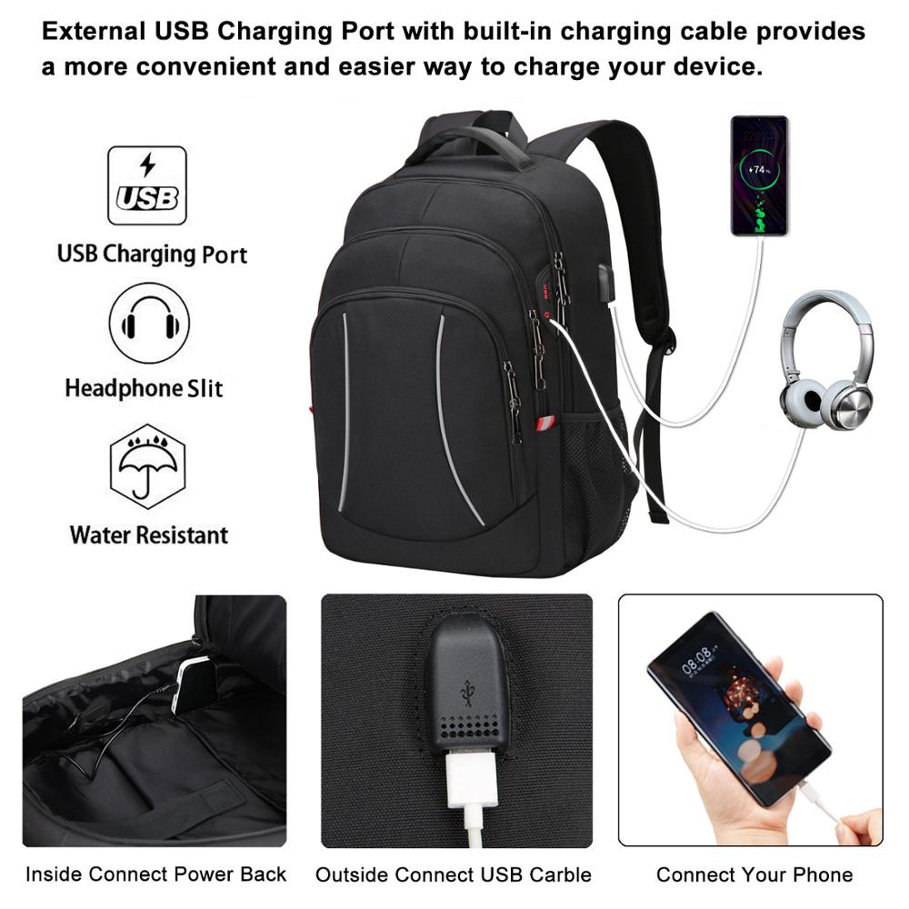 Mężczyźni wielofunkcyjny podró – Travel Backpack Anti Theft recenzja i cena