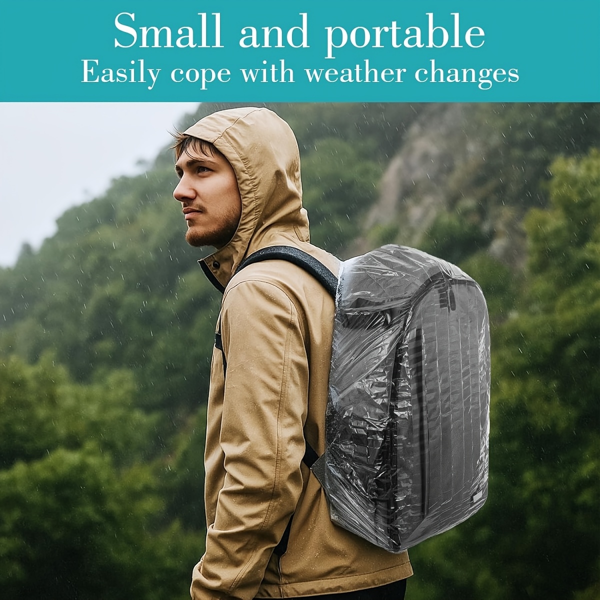 10 szt. Elastyczne, jednorazow – Rain Cover Backpack recenzja i cena